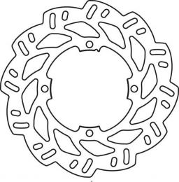 Диск тормозной передний KX/KX-F/KLX  - 1