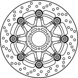 Диск тормозной передний  - 1