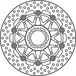 Диск тормозной передний  - 1