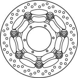 Диск тормозной передний  - 1