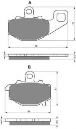 Тормозные колодки дисковые 093 AD  - 1