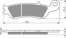 Изображение продукта Тормозные колодки дисковые 248 S33 