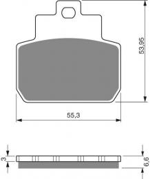 Изображение продукта Тормозные колодки дисковые 263 S3 