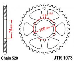 Изображение продукта Звезда ведомая JTR1073 46 