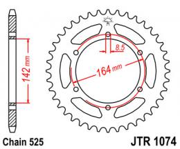 Звезда ведомая JTR1074 44  - 1