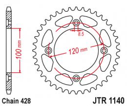 Изображение продукта Звезда ведомая JTR1140 63 