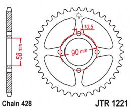 Изображение продукта Звезда ведомая JTR1221 44 