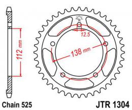 Изображение продукта Звезда ведомая JTR1304 38 