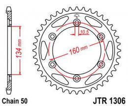 Изображение продукта Звезда ведомая JTR1306 40 