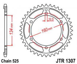 Изображение продукта Звезда ведомая JTR1307 41 