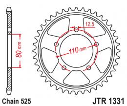 Звезда ведомая JTR1331 42ZBK  - 1