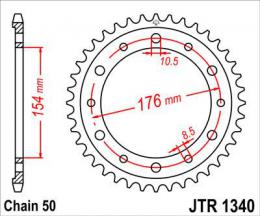 Звезда ведомая JTR1340 43  - 1