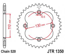 Изображение продукта Звезда ведомая JTR1350 38 