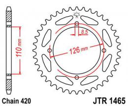 Звезда ведомая JTR1465 46  - 1