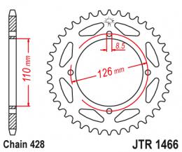 Звезда ведомая JTR1466 44  - 1