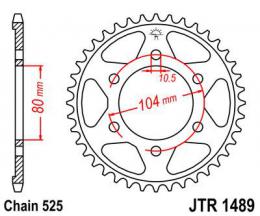 Звезда ведомая JTR1489 39  - 1