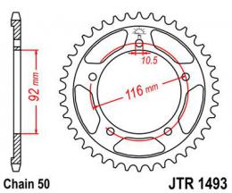 Изображение продукта Звезда ведомая JTR1493 41 