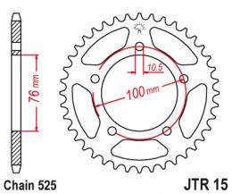 Изображение продукта Звезда ведомая JTR15 42 