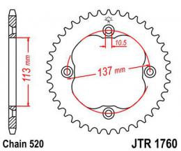 Изображение продукта Звезда ведомая JTR1760 36 