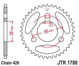 Изображение продукта Звезда ведомая JTR1780 28 