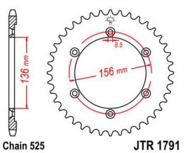 Звезда ведомая JTR1791 41  - 1