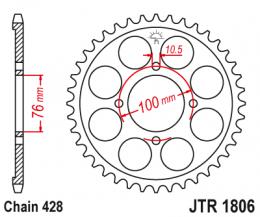 Изображение продукта Звезда ведомая JTR1806 56 