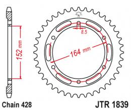 Изображение продукта Звезда ведомая JTR1839 55 