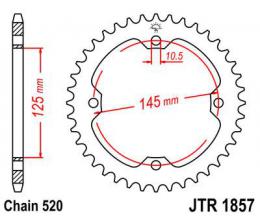 Звезда ведомая JTR1857 36  - 1