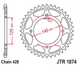 Изображение продукта Звезда ведомая JTR1874 56 