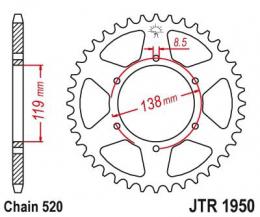 Звезда ведомая JTR1950 48  - 1