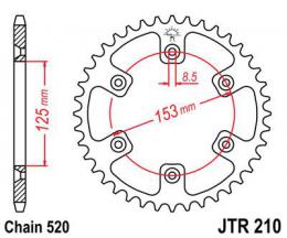 Изображение продукта Звезда ведомая JTR210 38 