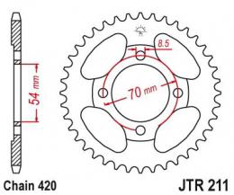 Изображение продукта Звезда ведомая JTR211 39 