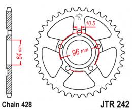 Изображение продукта Звезда ведомая JTR242 53 