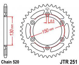 Изображение продукта Звезда ведомая JTR251 48SC 