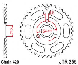 Изображение продукта Звезда ведомая JTR255 39 