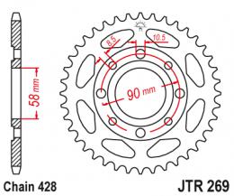 Изображение продукта Звезда ведомая JTR269 34 