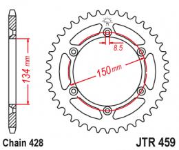 Изображение продукта Звезда ведомая JTR459 52 