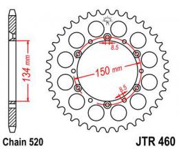 Изображение продукта Звезда ведомая JTR460 39 