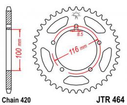 Изображение продукта Звезда ведомая JTR464 44 