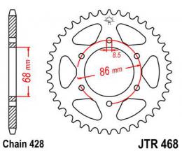 Изображение продукта Звезда ведомая JTR468 36 