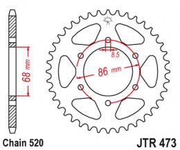 Изображение продукта Звезда ведомая JTR473 37 