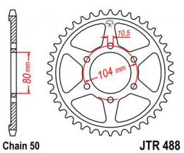 Изображение продукта Звезда ведомая JTR488 41 