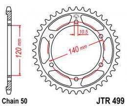 Изображение продукта Звезда ведомая JTR499 39 