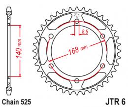 Изображение продукта Звезда ведомая JTR6 42 