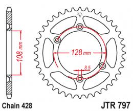 Изображение продукта Звезда ведомая JTR797 51 