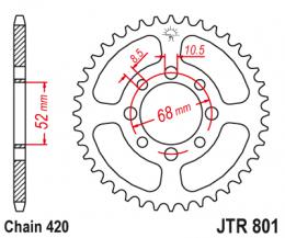 Звезда ведомая JTR801 31  - 1