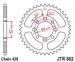 Изображение продукта Звезда ведомая JTR802 47 