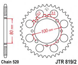 Звезда ведомая JTR819/2 41  - 1