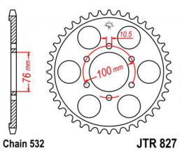 Изображение продукта Звезда ведомая JTR827 43 