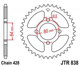 Звезда ведомая JTR838 35  - 1